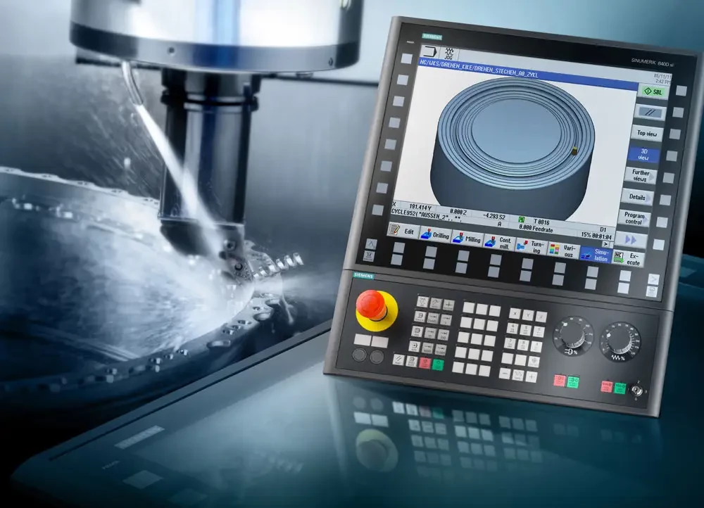 Commande numérique Siemens sur tour CNC - formation et maintenance RMO ACN